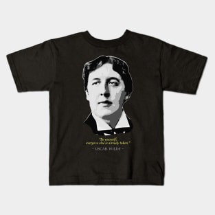 Oscar Wilde Quote Kids T-Shirt